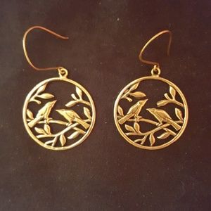 Handmade bird earrings